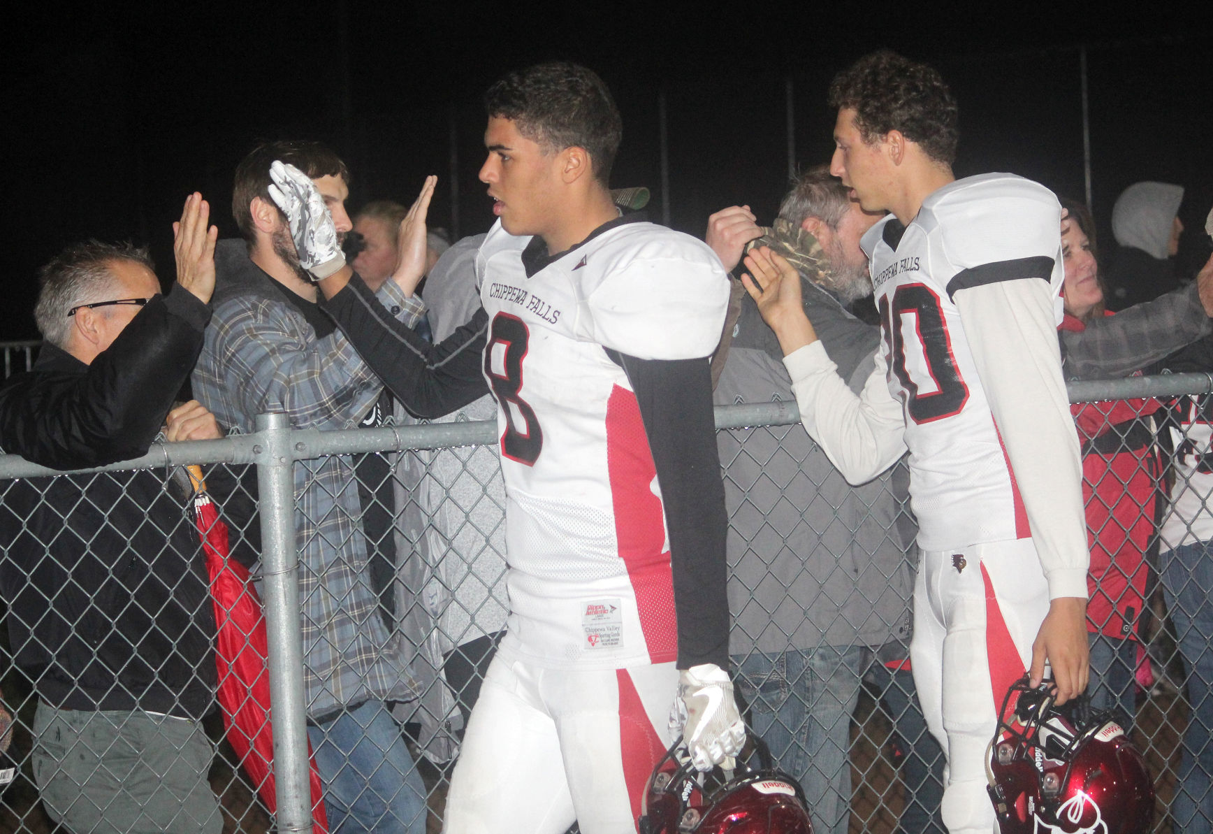 Chi-Hi football at Eau Claire North 10-5-18